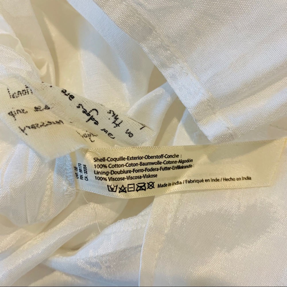 Free People NWT Ivory Verona Lace Cut Out Dress - Picture 14 of 14